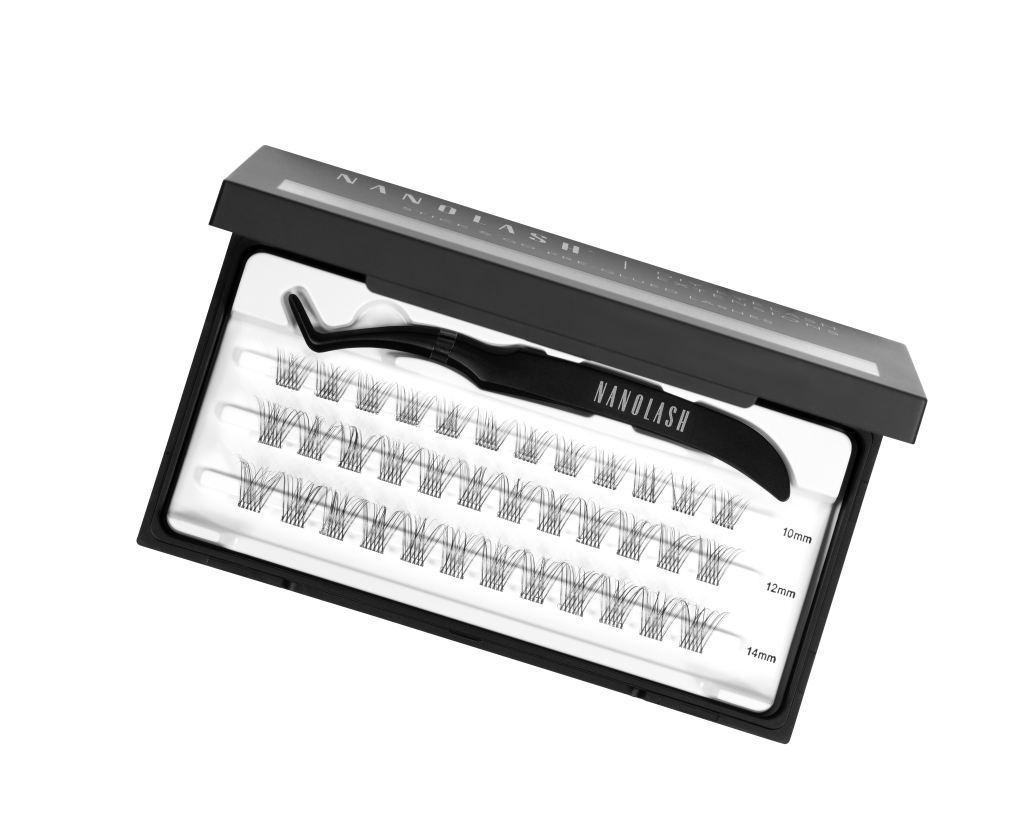 Pestañas en racimo Pre-pegadas nanolash