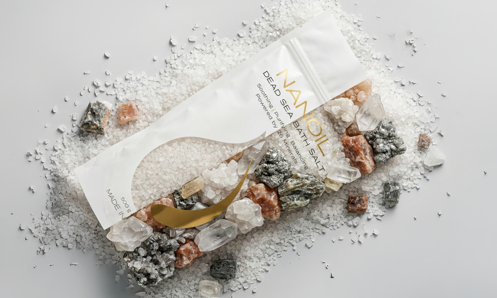 sal de baño relajante nanoil